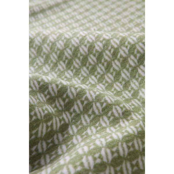 Coperta verde in misto cotone 140x180 cm Nilo – Euromant-image-2