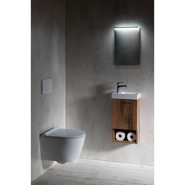 Mobile senza lavabo bianco da appendere 30x53 cm Latus Xi – Sapho-image-2