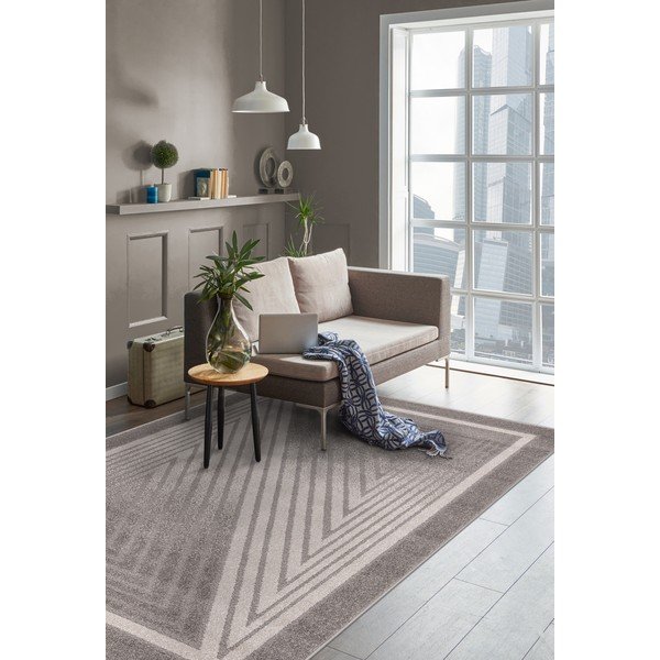 Tappeto grigio e crema 200x280 cm Lori - FD-image-2