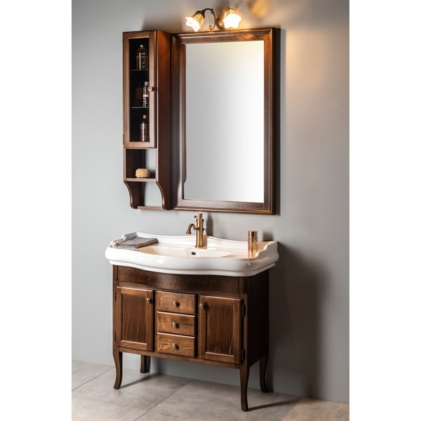 Lavabo bianco in ceramica 100x54,5 cm Retro – Sapho-image-4