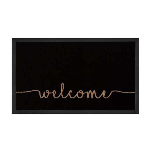 Tappeto di benvenuto nero, 45 x 75 cm - Hanse Home