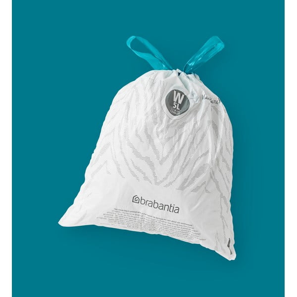 Sacchetti della spazzatura 40 pz 5 l PerfectFit W - Brabantia-image-1