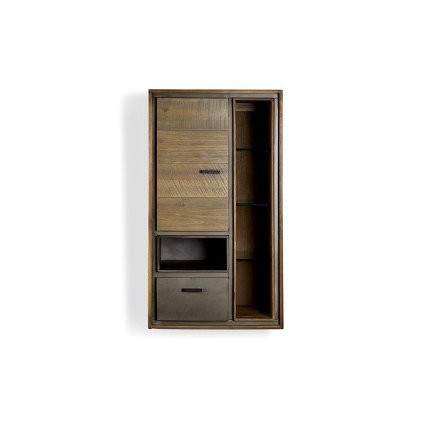 Armadio a muro in legno di acacia Duo Malaga - Furnhouse-image-1