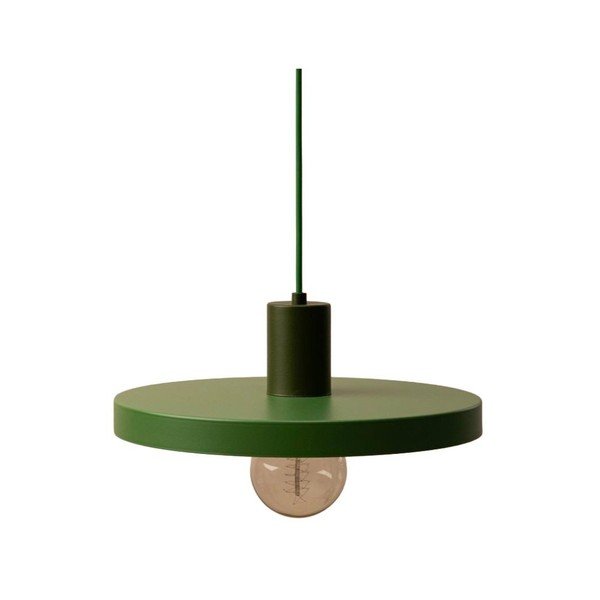 Lampadario verde in metallo ø 30 cm Ori – Micadoni 