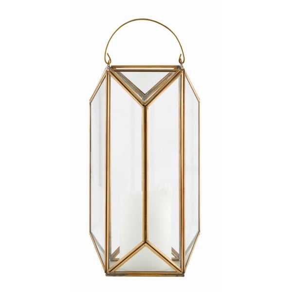 Lucerna Tall Cubix Brass, 30x16 cm