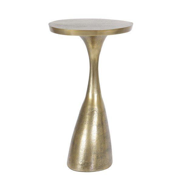 Tavolo rotondo in metallo 33x40 cm Macau - Light & Living-image-4