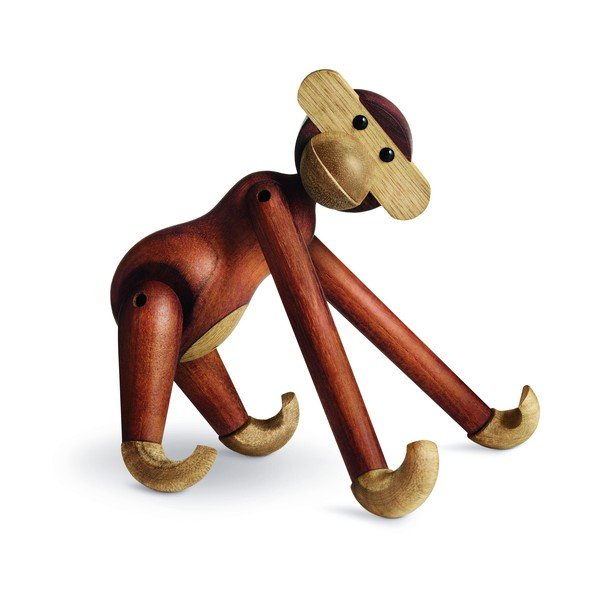 Statuetta in legno massiccio Monkey - Kay Bojesen Denmark-image-2