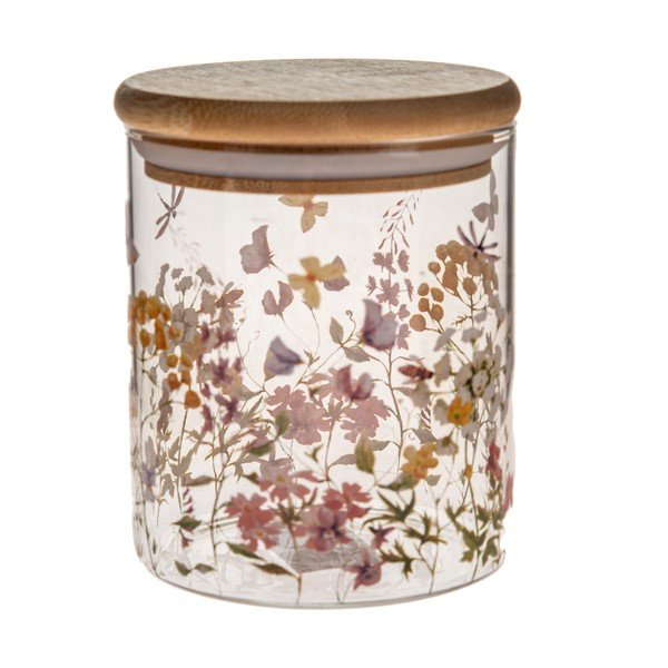 Contenitore per alimenti in vetro alimentare Flowers – Dakls