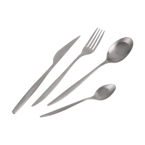 Posate argentate in acciaio inox 24 pz – Orion