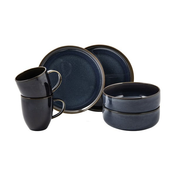 Set di 6 pezzi di piatti in porcellana blu scuro Villeroy & Boch Like Crafted - like | Villeroy & Boch