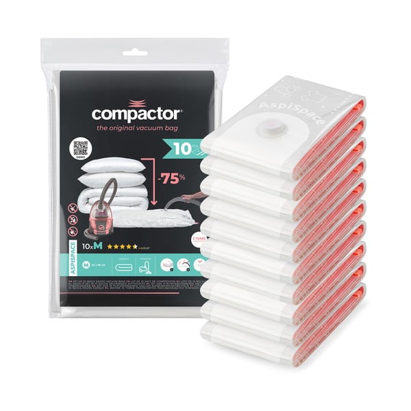 Sacchetti per il vuoto in set da 10 pezzi Space M - Compactor