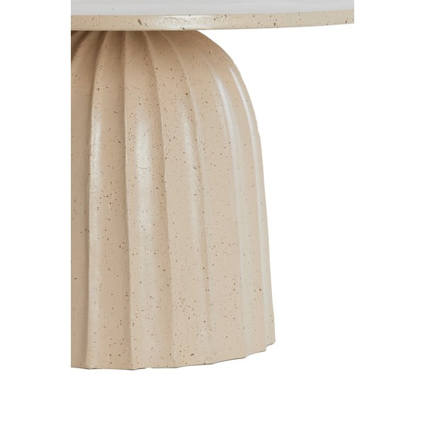 Tavolino rotondo in metallo ø 60 cm Veglia - Light & Living-image-1