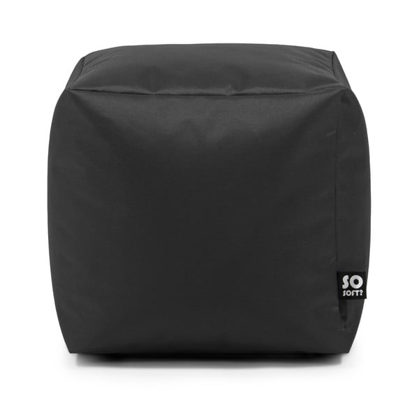 Pouf per bambini grigio Cube M – So Soft?-image-1