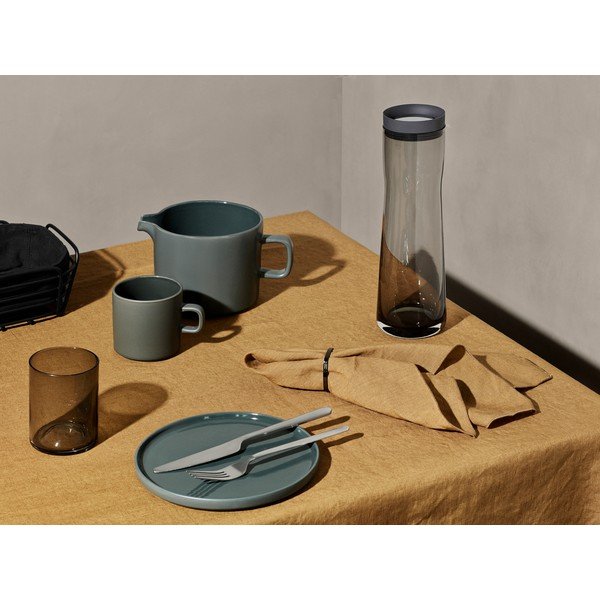 Runner da tavola in lino giallo, 45 x 140 cm Lineo - Blomus-image-1