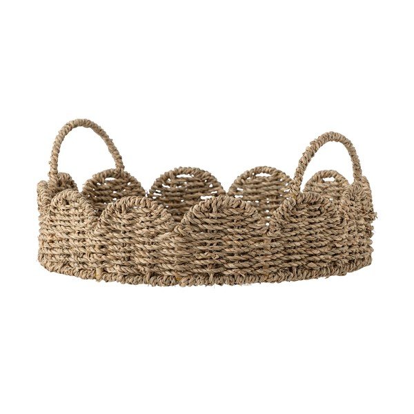 Vassoio vassoio di servizio in erba di mare ø 35 cm Brea – Bloomingville