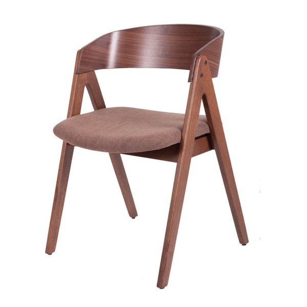 Set di 2 sedie da pranzo con cuscino marrone Rina - sømcasa