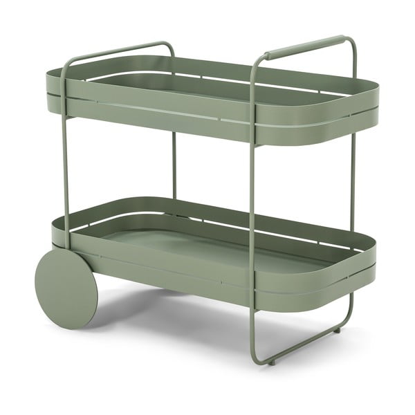 Carrello portavivande in metallo 74x42 cm Gin & Trolley - Spinder Design