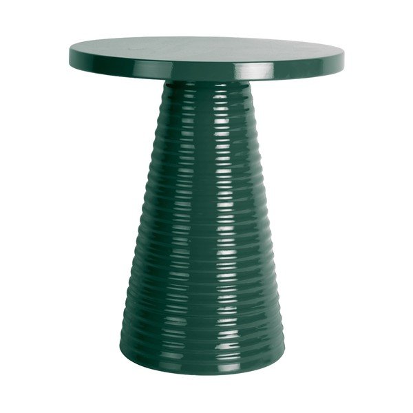 Tavolino rotondo in metallo ø 40 cm Catania Ribbed – Leitmotiv