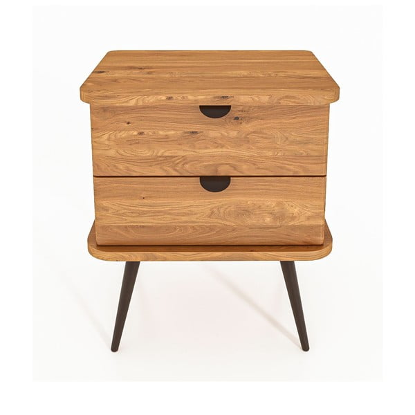 Comodino in legno di quercia in colore naturale Kula - The Beds-image-2