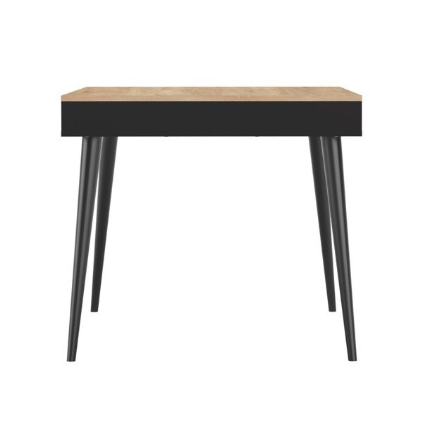 Tavolo da pranzo nero in legno di quercia Horizon - TemaHome-image-3