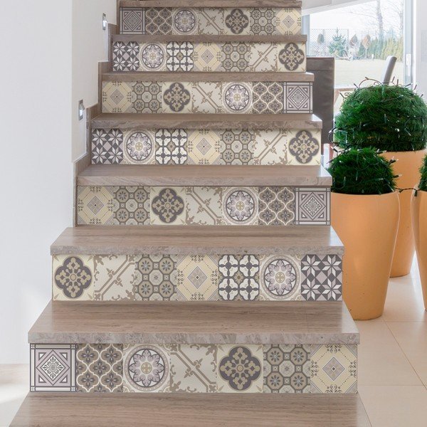 Set di 2 adesivi per scale Champetre, 105 x 15 cm - Ambiance-image-1