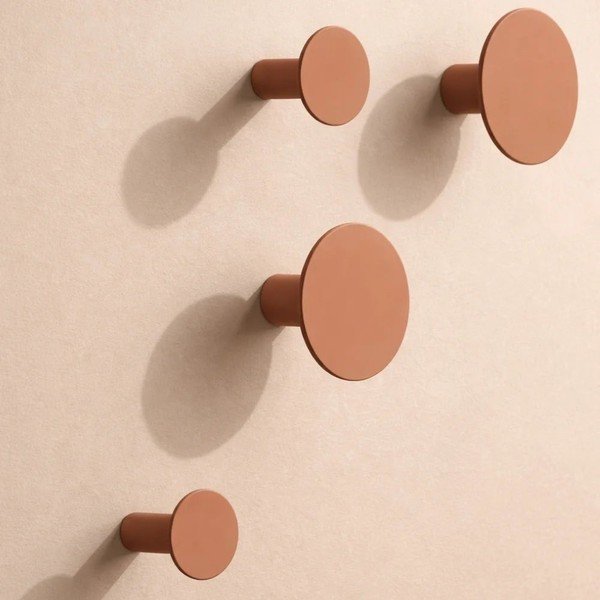 Set di ganci da parete marroni 4 pz Ponto – Blomus-image-1