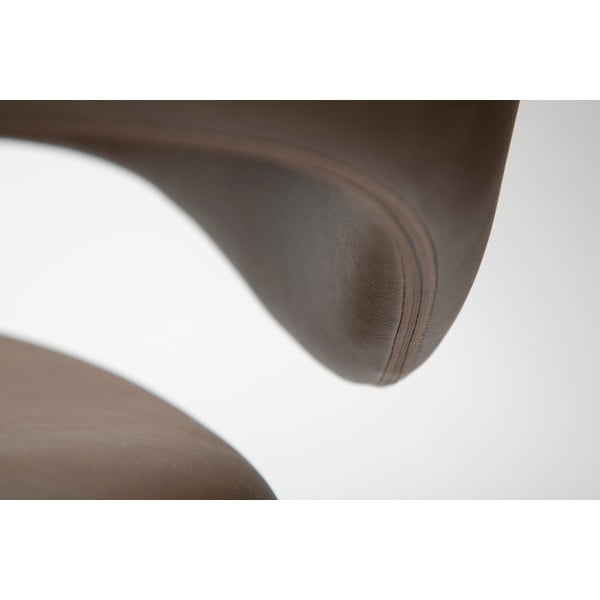 Sedia da pranzo marrone scuro in similpelle Zone – DAN-FORM Denmark-image-4