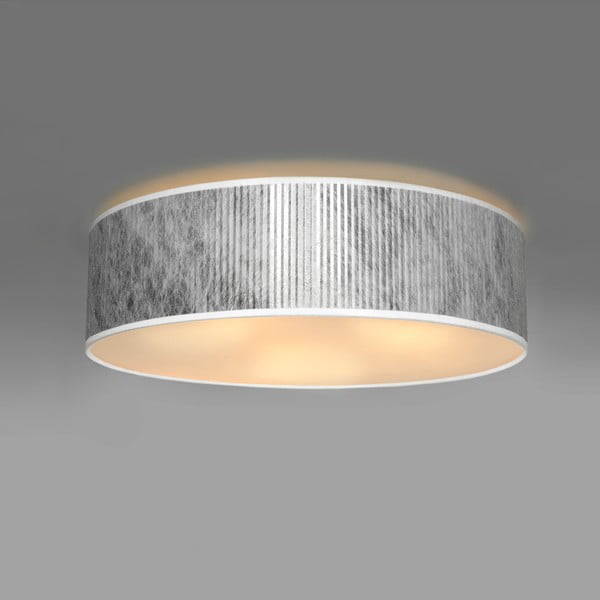 Lampada da soffitto in argento ø 40 cm Tres Plisado - Sotto Luce-image-2