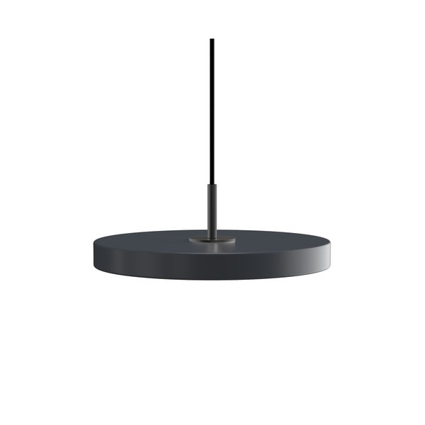 Antracite Apparecchio a sospensione LED con paralume in metallo ø 31 cm Asteria Mini - UMAGE