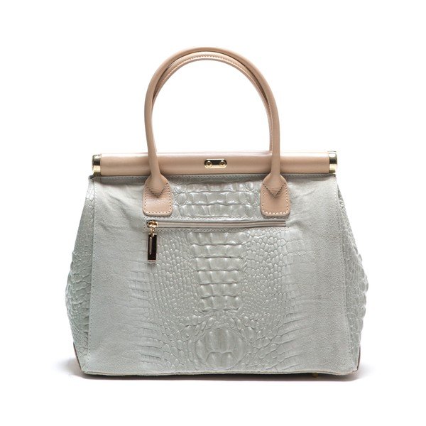 Kožená kabelka Anna Luchini 825 Beige-image-2