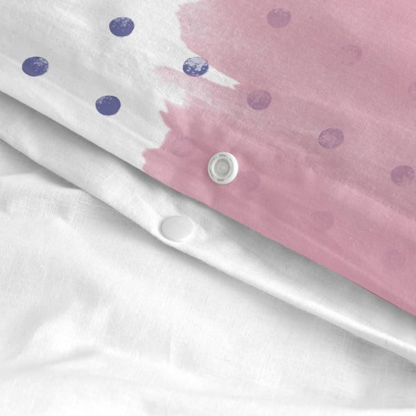 Copripiumino in cotone, 140 x 200 cm Tempera - Blanc-image-3