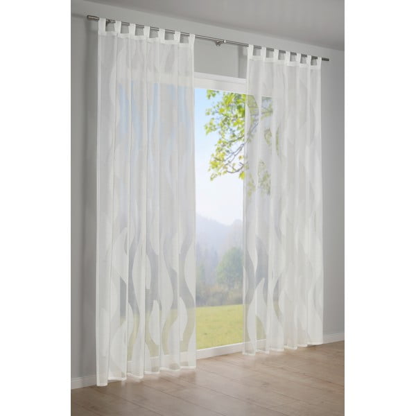 Tenda bianca 245x140 cm Scherli - Gardinia-image-1