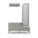 Set mobili da ingresso verde-grigio Bea - Marckeric