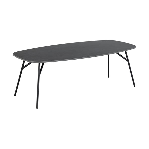 Tavolino nero con piano in ceramica 60x120 cm Caracas - Actona-image-2