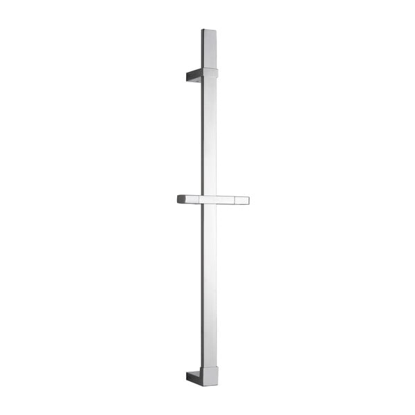 Asta doccia a parete in acciaio inox argento lucido 68 cm Design - Wenko