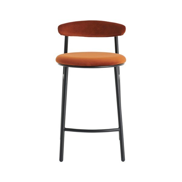 Sgabello da bar marrone cognac in metallo (altezza della seduta 66 cm) Doggi – Ellos Home-image-3