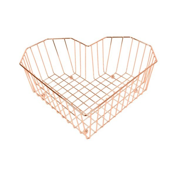 Měděná mísa na ovoce Karlsson Heart Copper