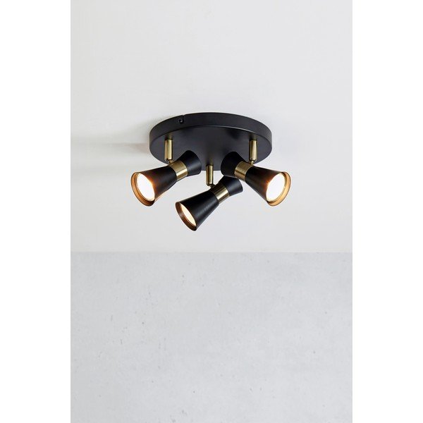 Lampada da soffitto nera con paralume in metallo Folie - Markslöjd-image-1