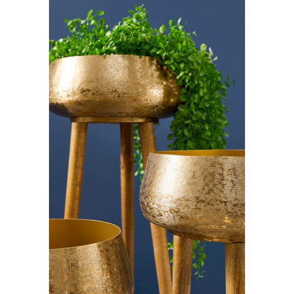 Set di coprivaso in metallo 3 pz ø 37,5 cm Varanasi – Bizzotto-image-2