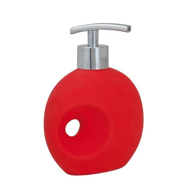 Červený dávkovač na mýdlo Wenko Hole Red
