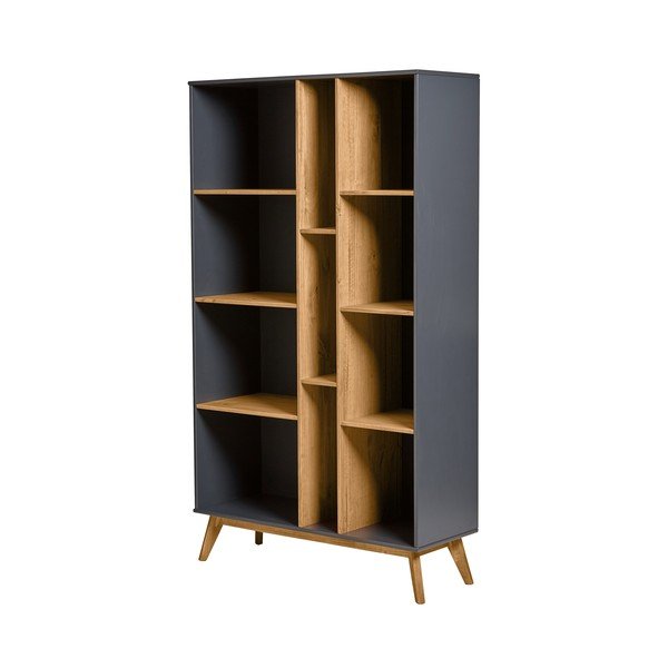 Libreria Cris grigio antracite - Marckeric-image-2
