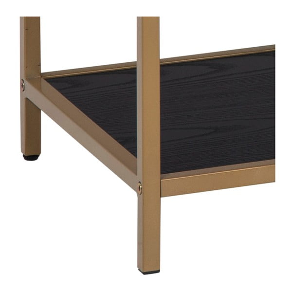 Libreria nero/oro 114x78 cm Seaford - Actona-image-3