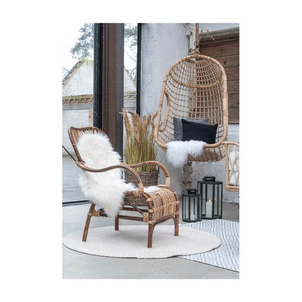 Tappeto beige , ø 120 cm Menorca - House Nordic-image-2