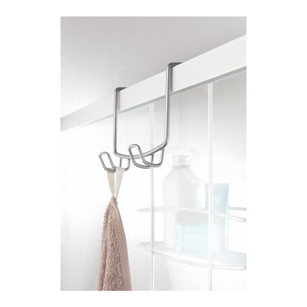 Mensola pensile per bagno a 2 piani Onda - Metaltex-image-2