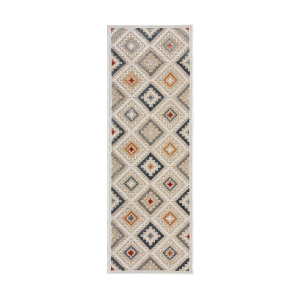 Passatoia da esterno color crema 80x230 cm Zion Natural - Flair Rugs