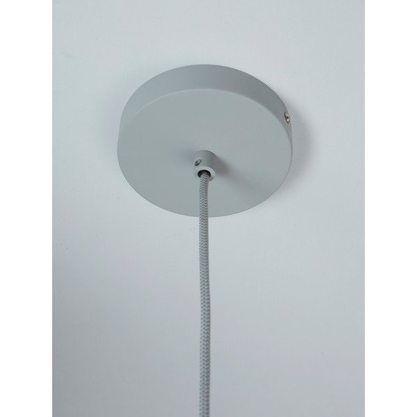 Lampada a sospensione grigia con paralume in metallo ø 6 cm Bordeaux - it's about RoMi-image-4