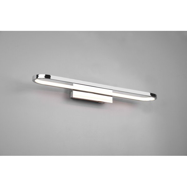 Lampada da parete a LED in argento lucido (lunghezza 60 cm) Gianni - Trio-image-2