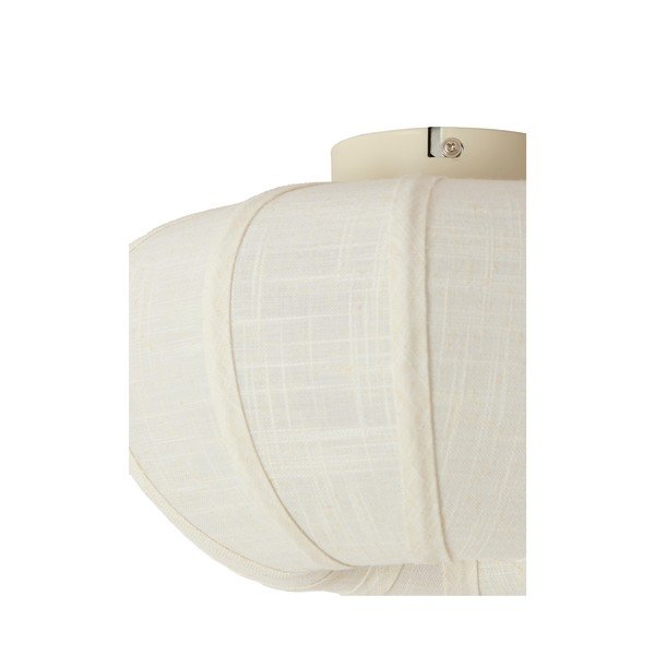 Plafoniera color crema con paralume in tessuto ø 30 cm Zosia – Light & Living-image-2