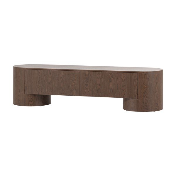Mobile TV colore naturale scuro 200x50x50 cm Velari – WOOOD