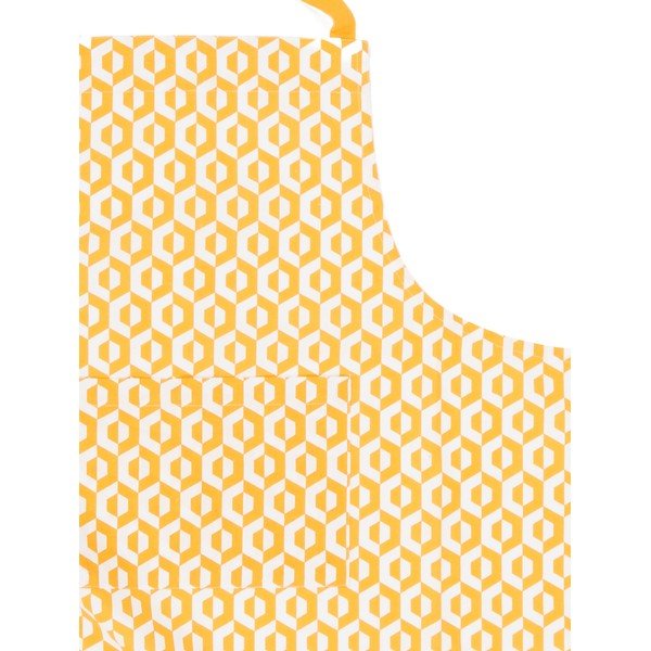Grembiule in cotone giallo Hexagon - Tiseco Home Studio-image-2